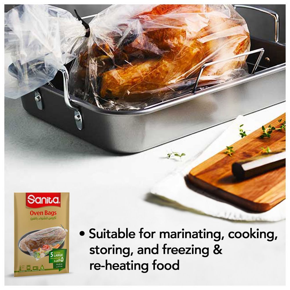 Sanita - Heat Resistant Oven Bag - Large - 5pcs