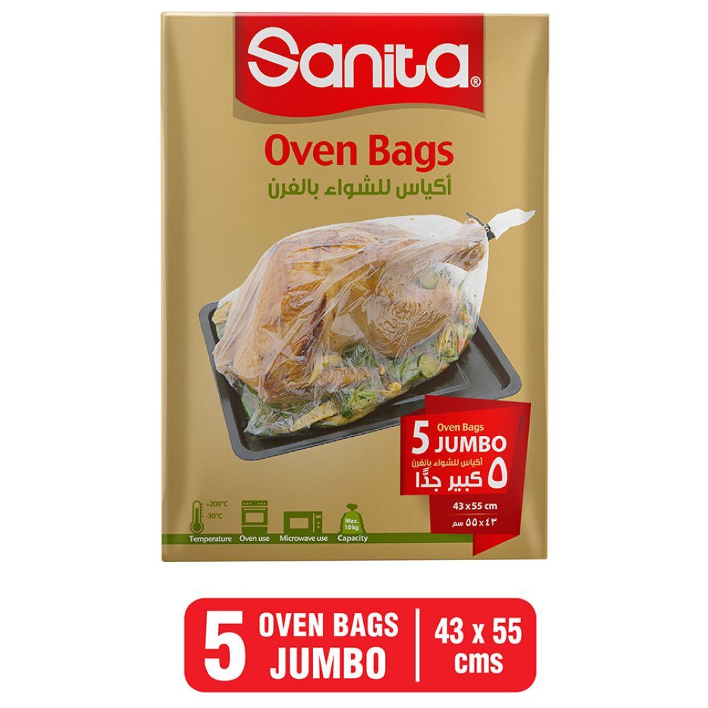 Sanita - Heat Resistant Oven Bag - Jumbo - 5pcs