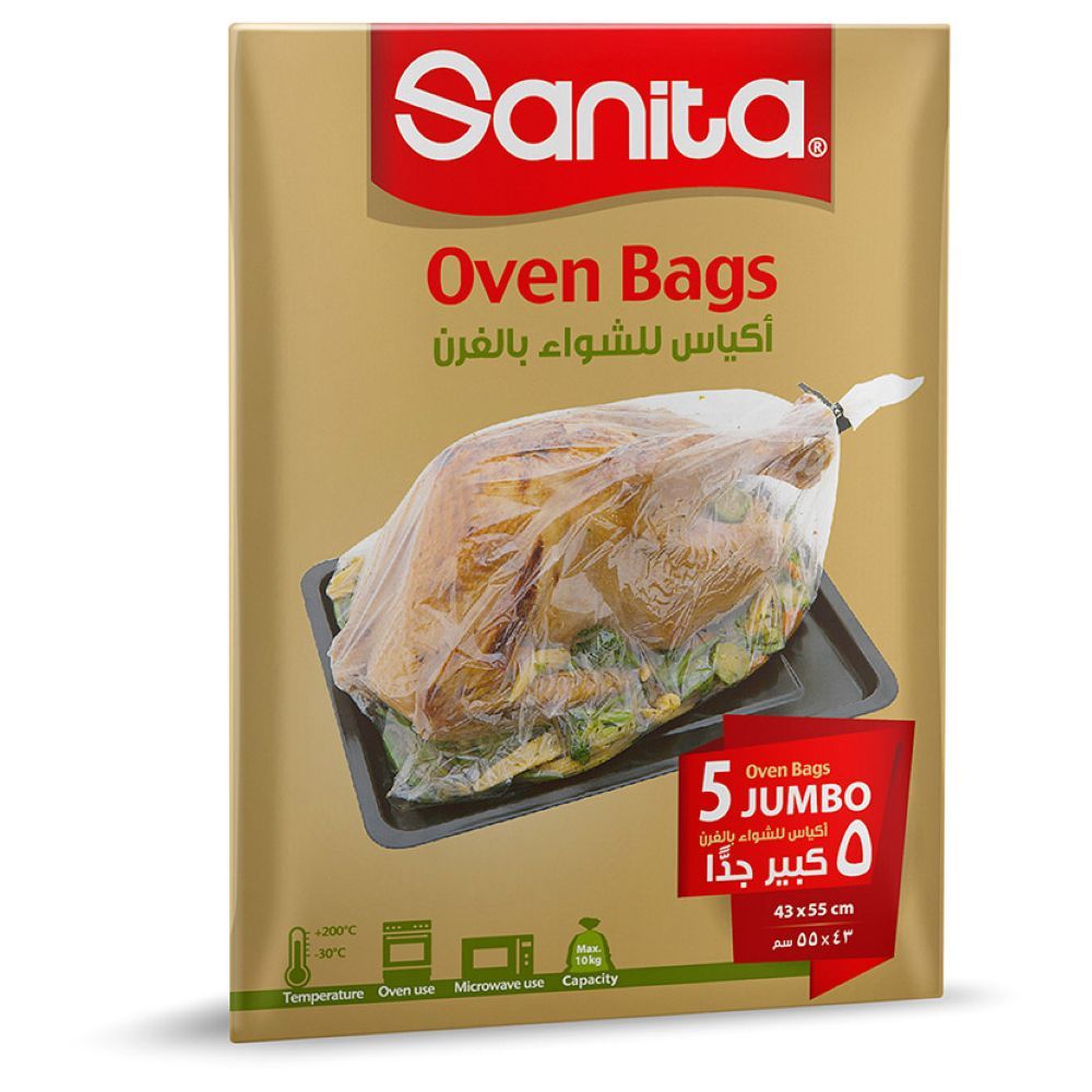 Sanita - Heat Resistant Oven Bag - Jumbo - 5pcs