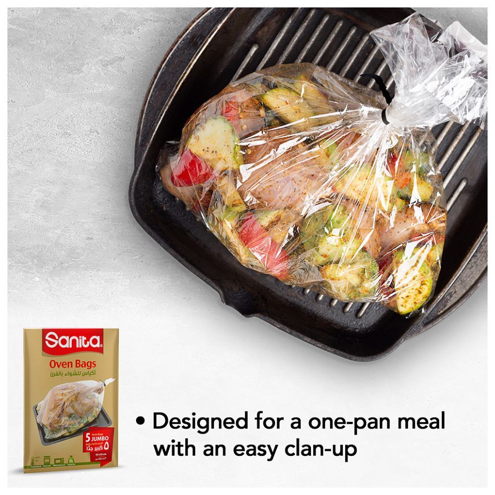 Sanita - Heat Resistant Oven Bag - Jumbo - 5pcs