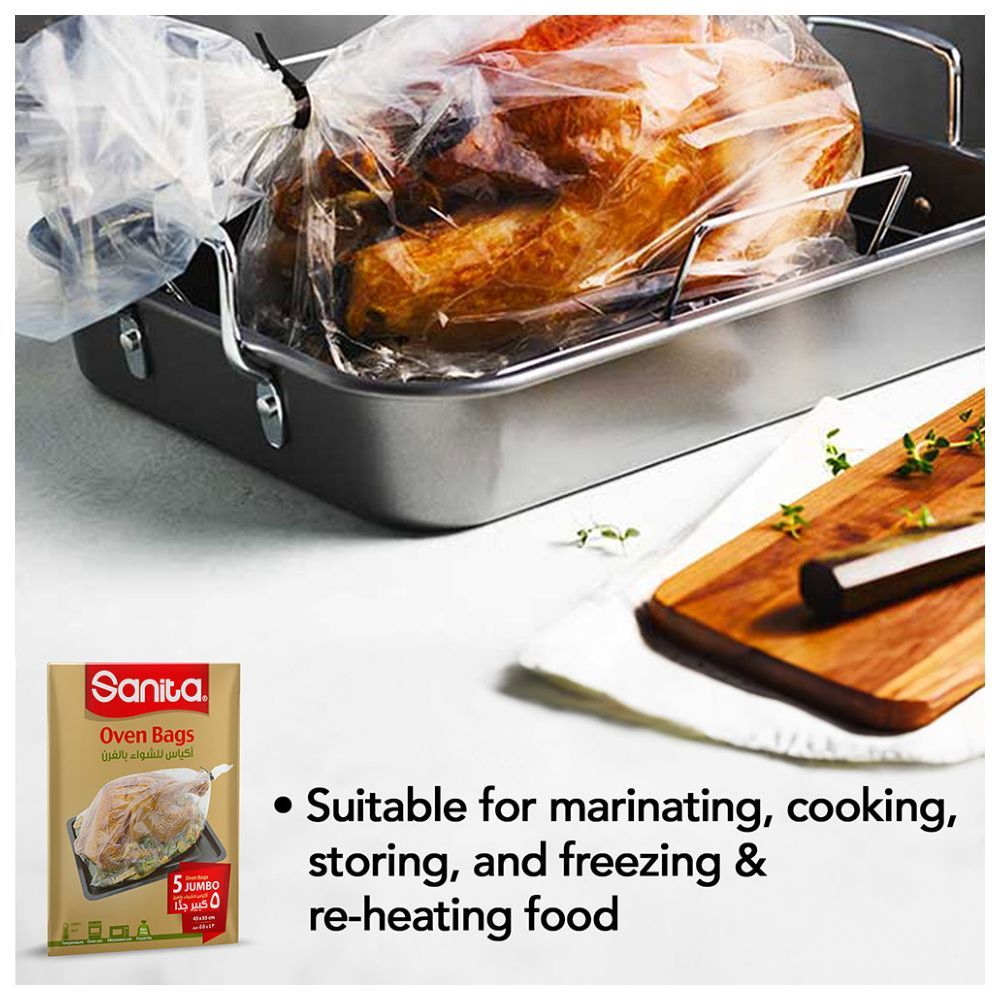 Sanita - Heat Resistant Oven Bag - Jumbo - 5pcs