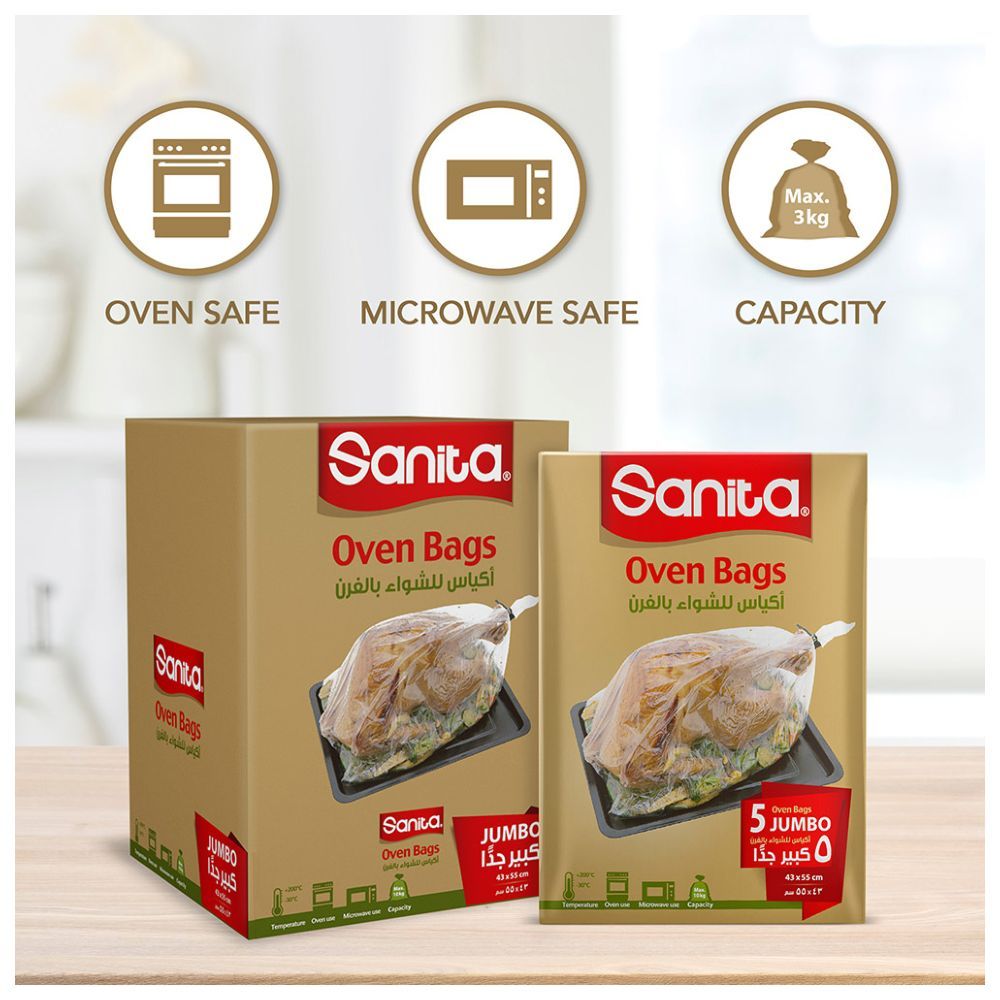 Sanita - Heat Resistant Oven Bag - Jumbo - 5pcs