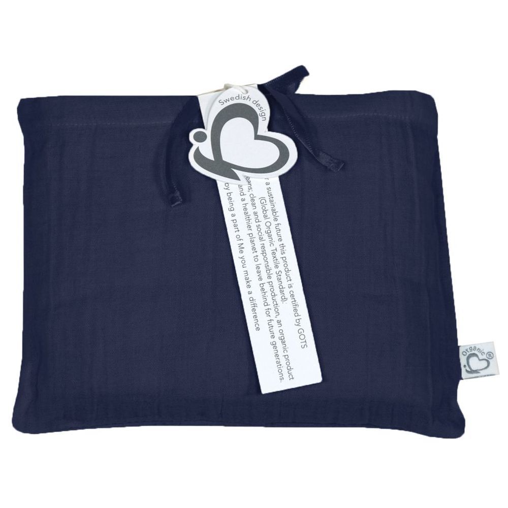 Me - Organic Crinkle Muslin Nursing Scarf - Midnight