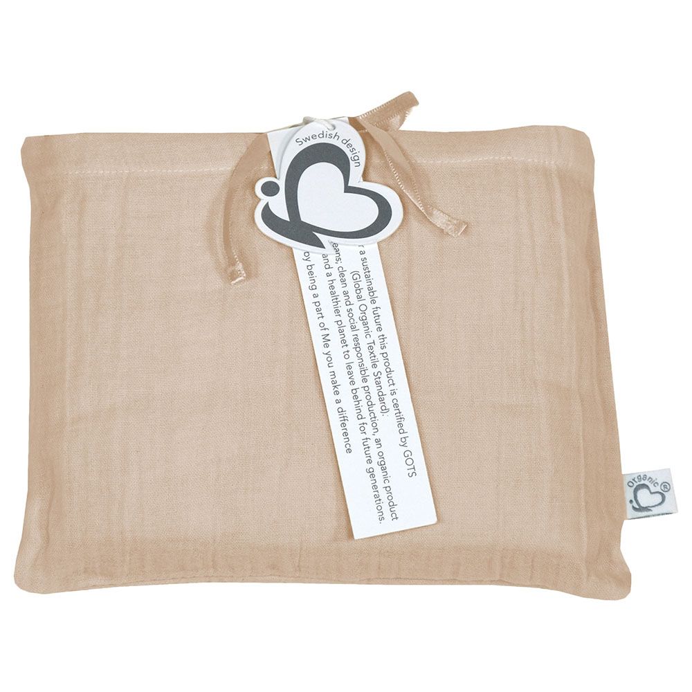 Me - Crinkle Muslin Organic Nursing Scarf - Nougat