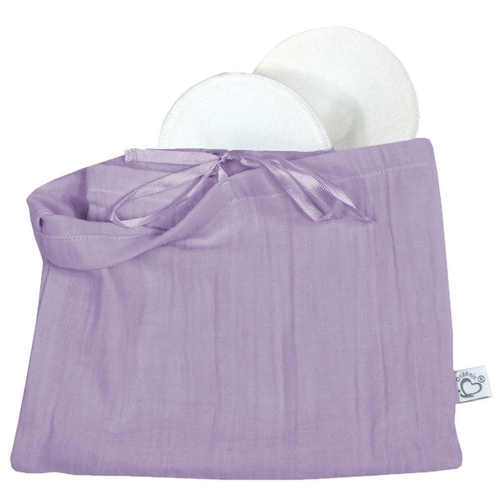 Me - Crinkle Muslin Organic Nursing Scarf - Purple