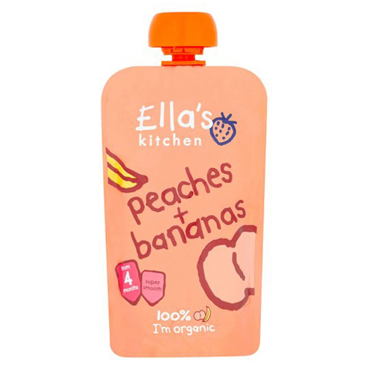 Ella's Kitchen - Peaches + Bananas 120g