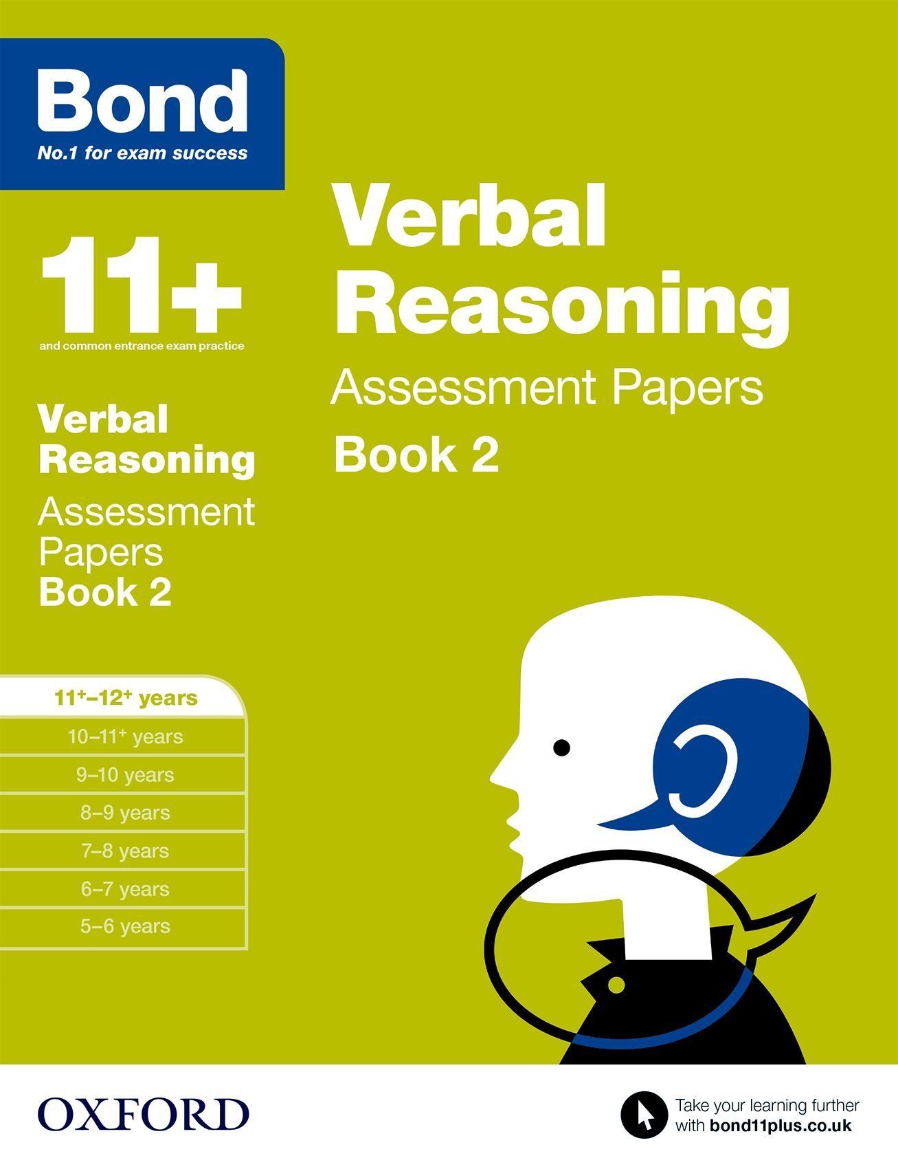 Bond 11+ Assessment Papers Verbal Reasoning 11-12+, Book 2