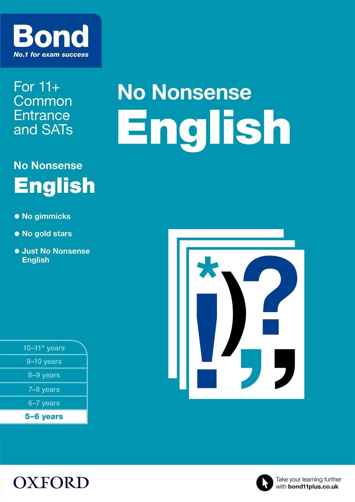 Bond No Nonsense English 5-6 Years