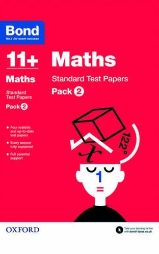 Bond 11+ Maths Stand 11+ Test Papers 9-11 Years, Pack 2