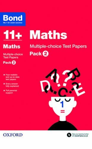 Bond 11+ Maths Multi 11+ Test Papers 9-11 Years, Pack 2