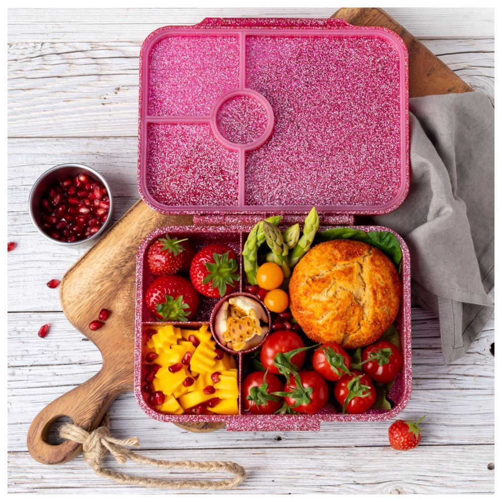 Essen - Personalized Tritan Bento Lunch Box - Pink Butterfly