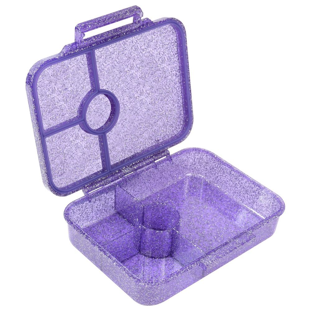 Essen - Personalized Tritan Bento Lunch Box - Purple Butterfly