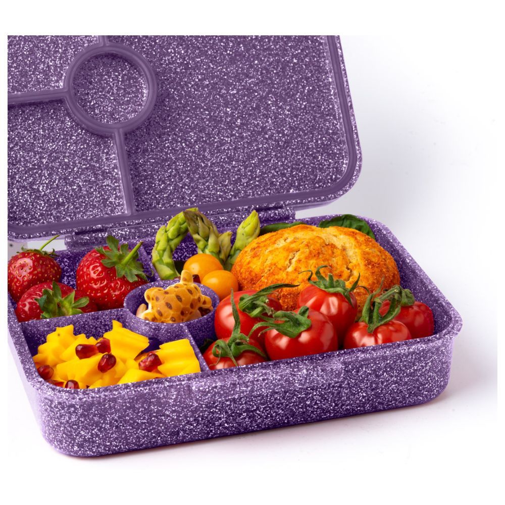 Essen - Personalized Tritan Bento Lunch Box - Purple Butterfly