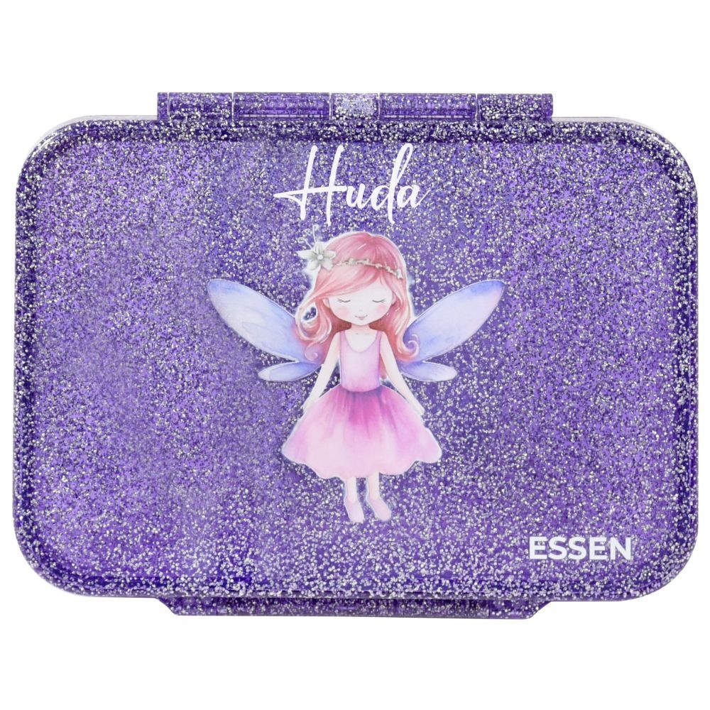 Essen - Personalized Tritan Bento Lunch Box - Purple Fairy