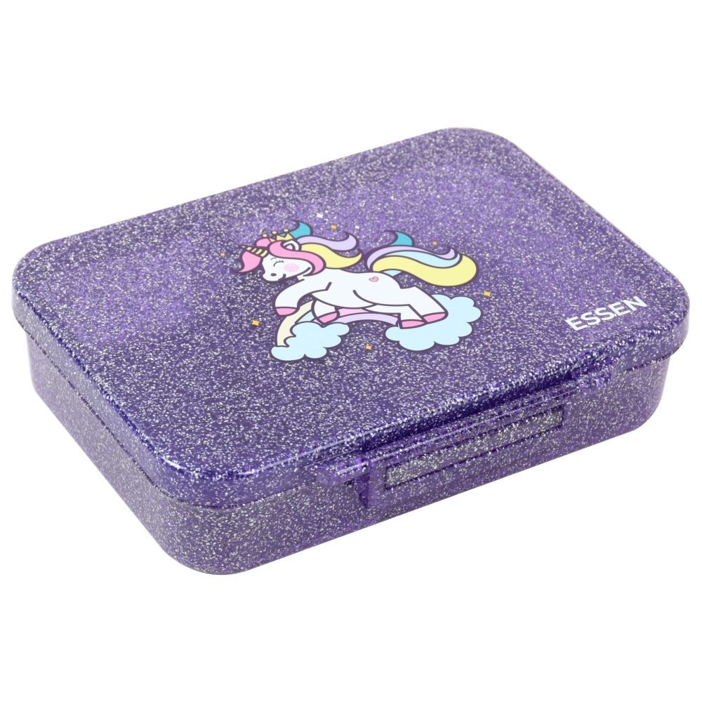 Essen - Personalized Tritan Bento Lunch Box - Purple Unicorn