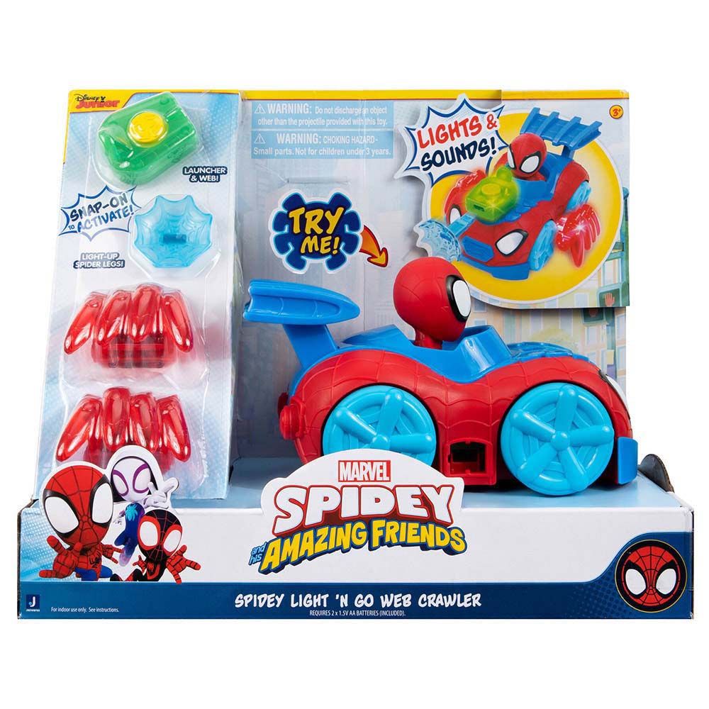 Disney - Spidey N Friends Light N Go Web Crawler Vehicle