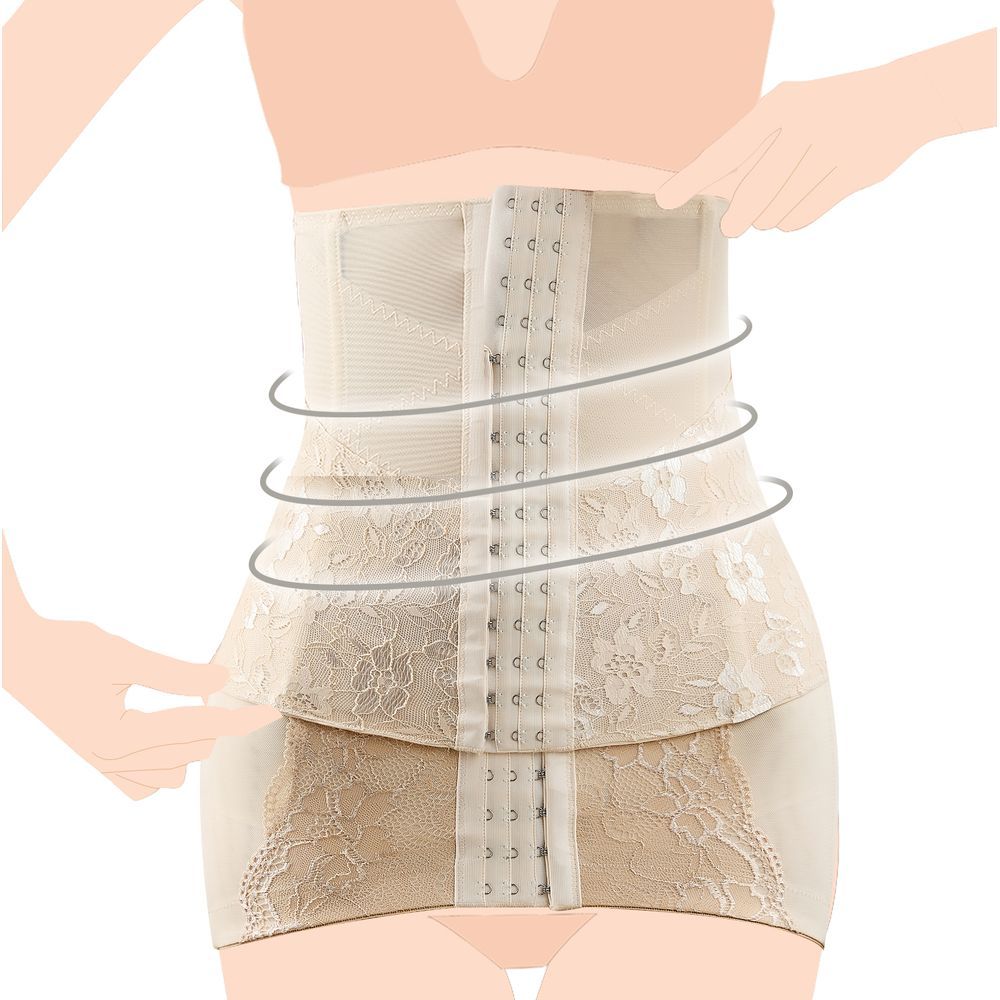 Sunveno - 2-in-1 Body Shaper Combo - Beige