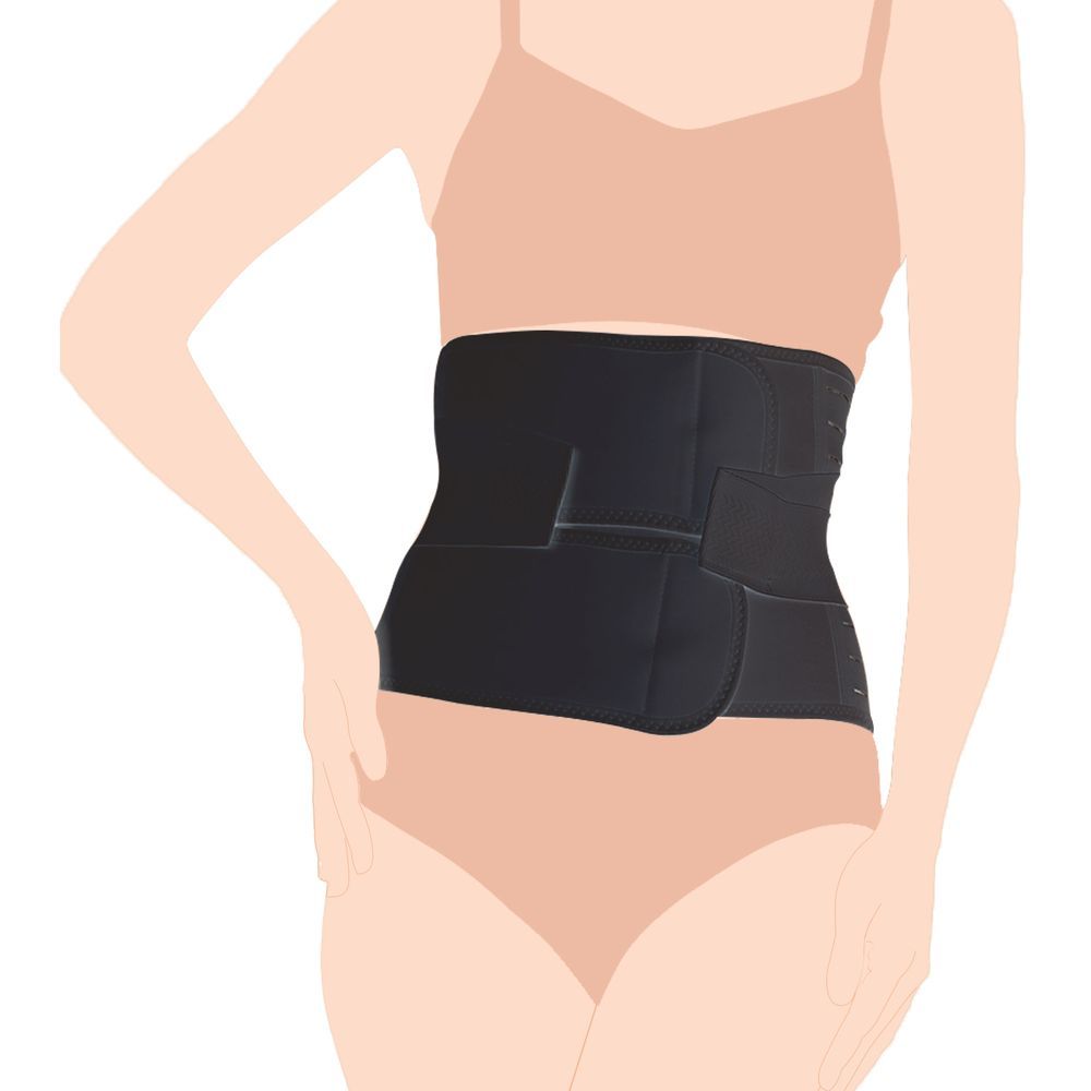 Sunveno - Abdominal Support Maternity Cross Grip Belly Wrap - Black