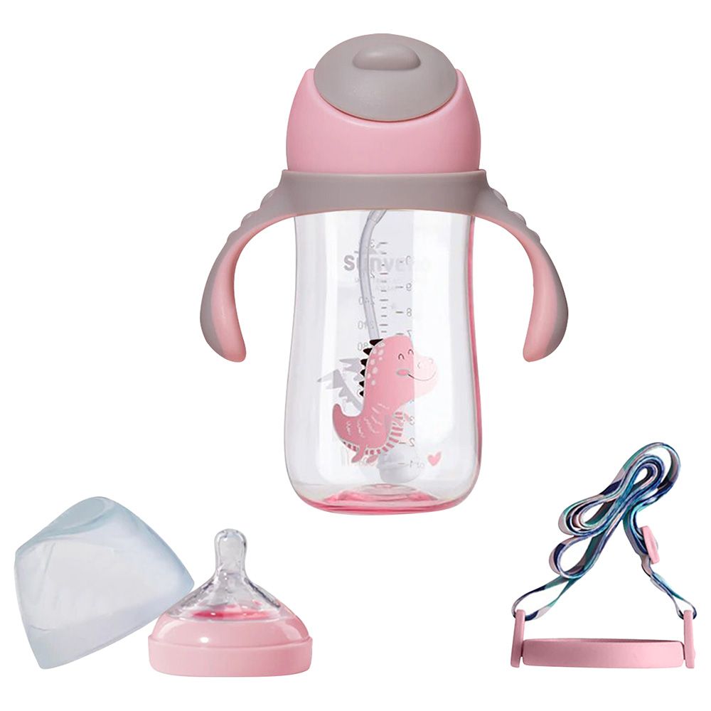 Sunveno - Water Cup/Feeding Bottle - Pink - 300ml