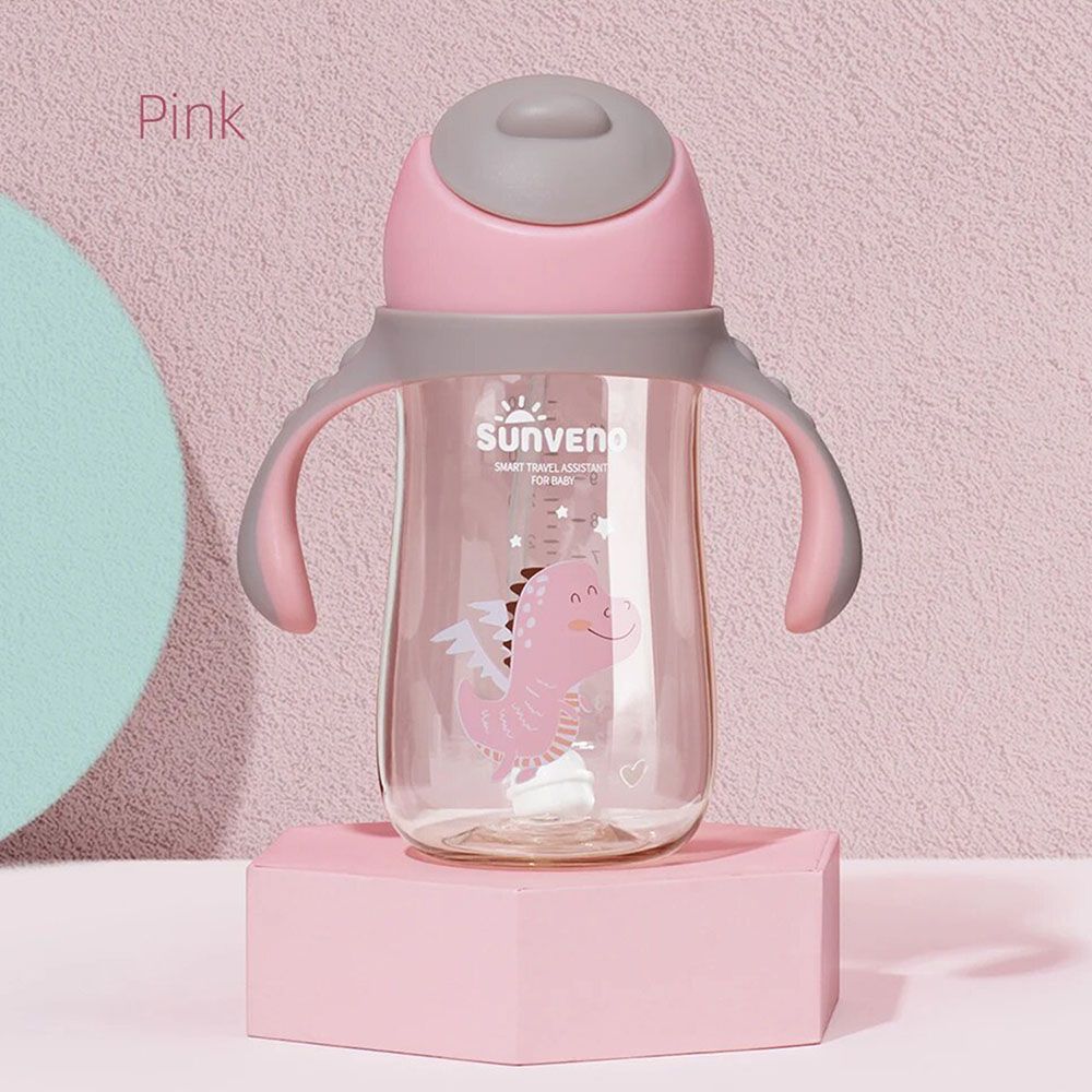 Sunveno - Water Cup/Feeding Bottle - Pink - 300ml