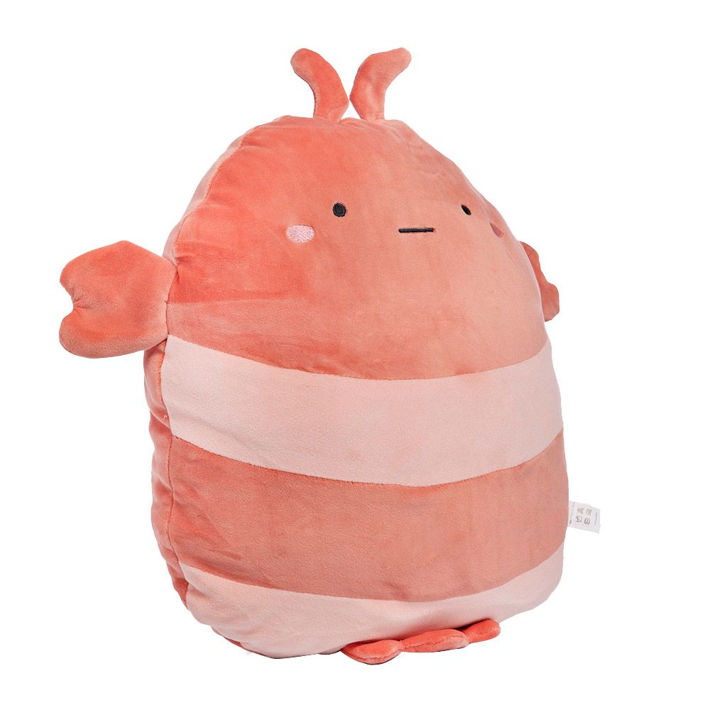 Toto Toys - Plush Cushion - Lobster - Peach - 40 cm