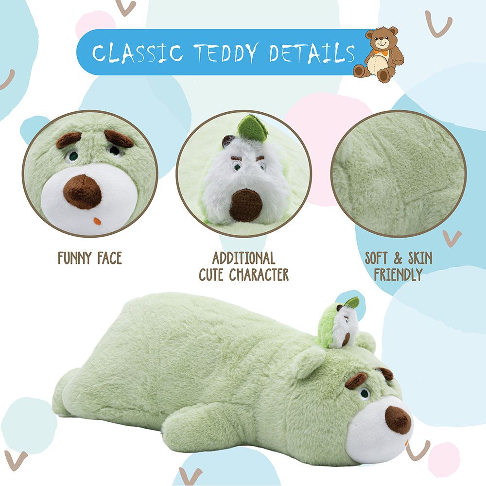 Toto Toys - Plush Toy - Teddy Bear - Green - 55 cm