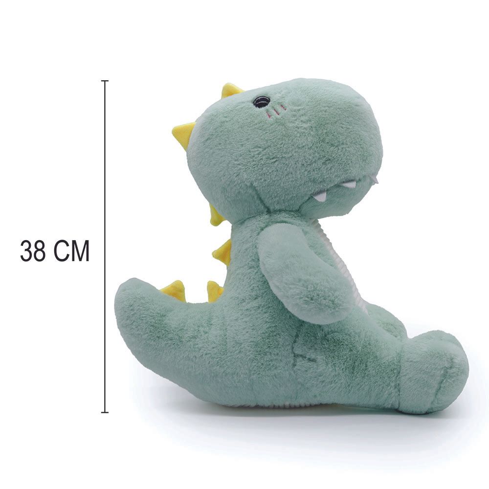 Toto Toys - Plush Soft Toy - Dinosaur - Green - 38 cm