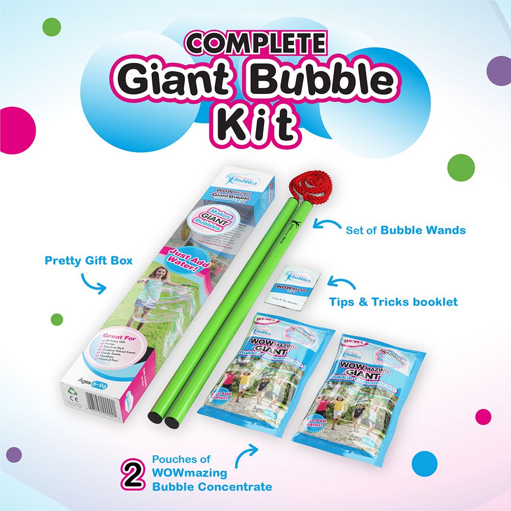 South Beach Bubbles - Wowmazing Giant Bubble Concentrate Kit