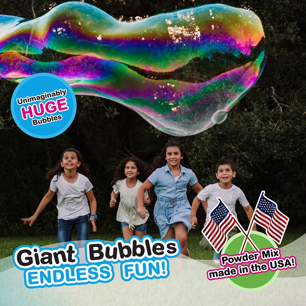 South Beach Bubbles - Wowmazing Giant Bubble Powder Refill - Pack of 6