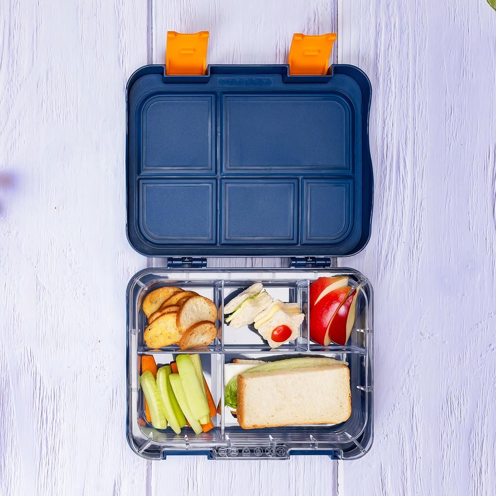 Eazy Kids - Bento Lunch Box w/ Sandwich Cutter Set - Expedition Space