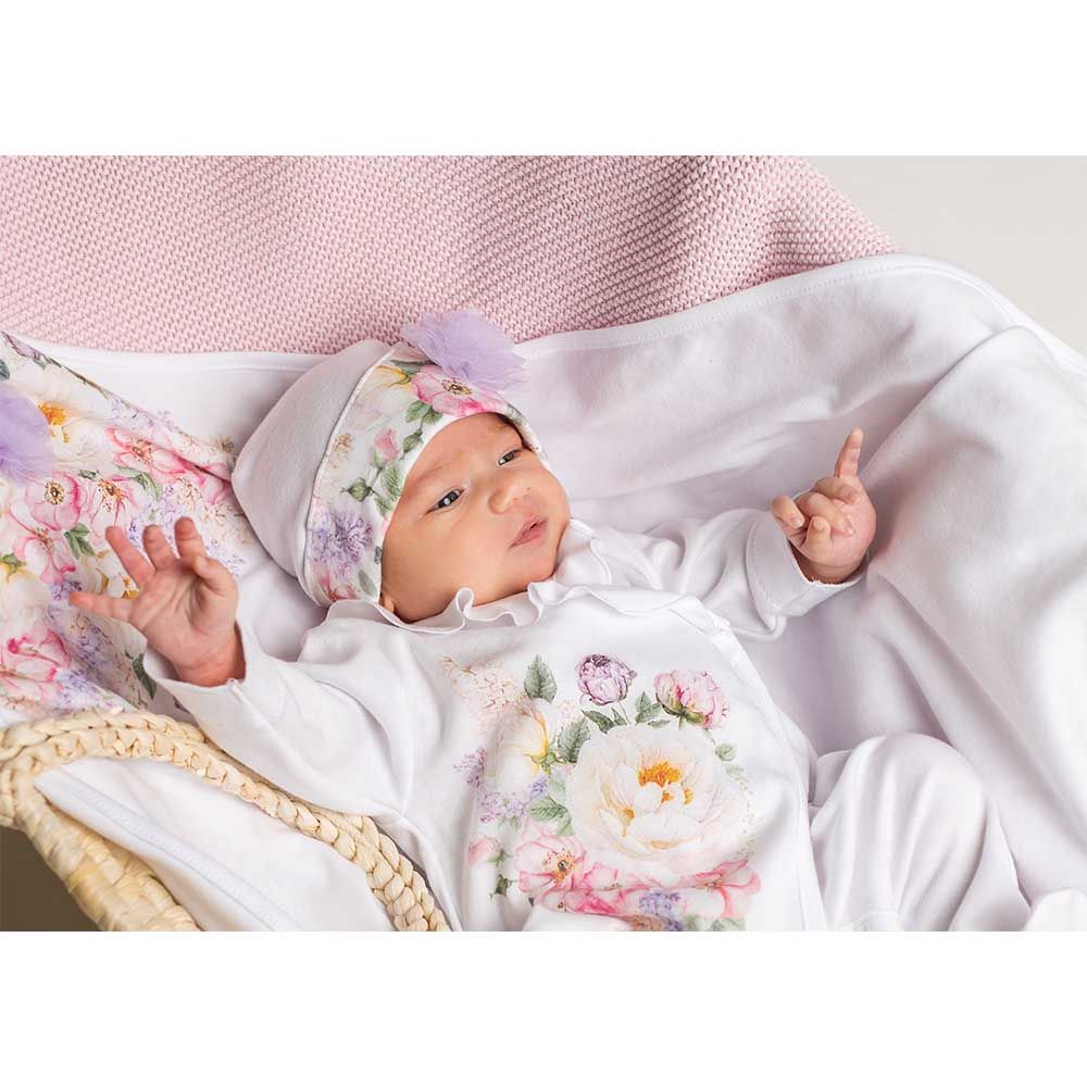 Sofija - 2pc-Set - Mirella Swaddle & Hat Set - Lilac