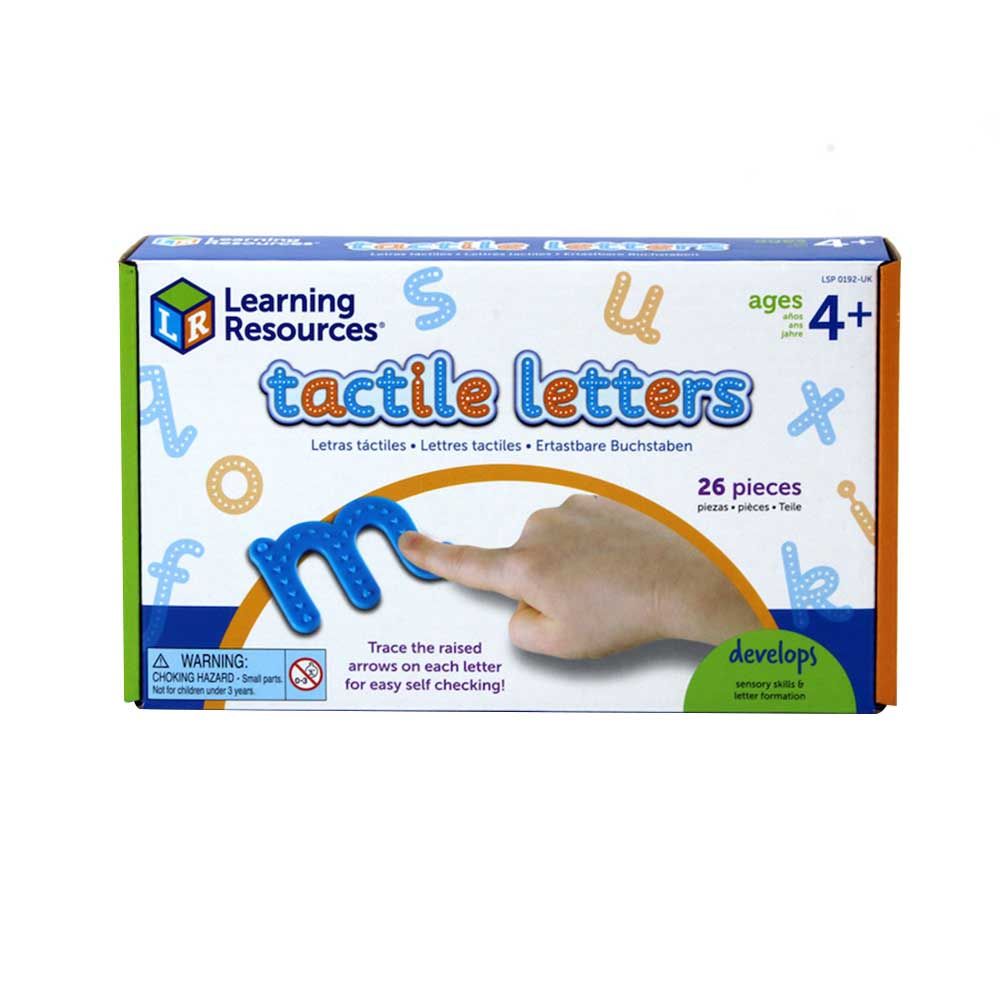 TTS - Tactile Lowercase Letters - 26pcs