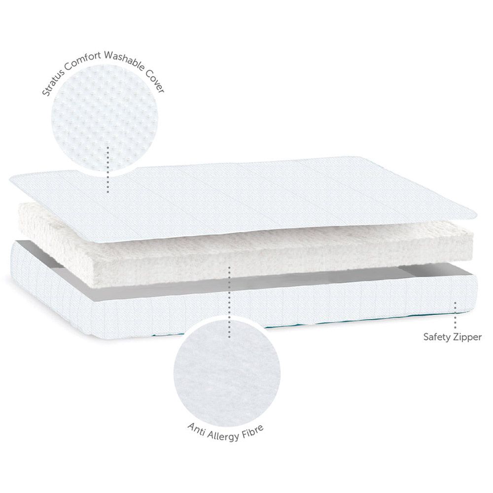 Baby Elegance - Stratus Fibre Cot Mattress - 60x120x10 cm