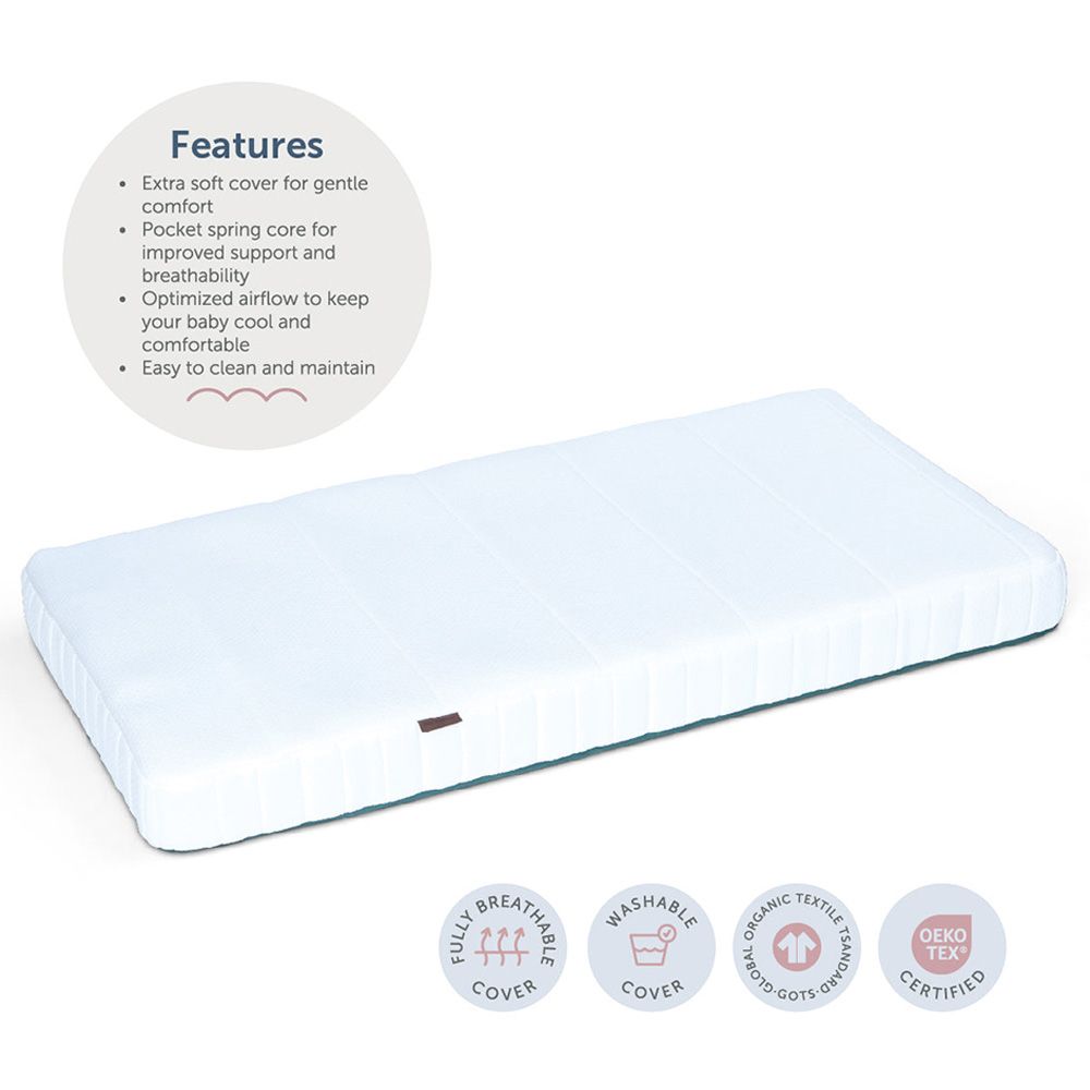 Baby Elegance - Stratus Fibre Cot Mattress - 60x120x10 cm