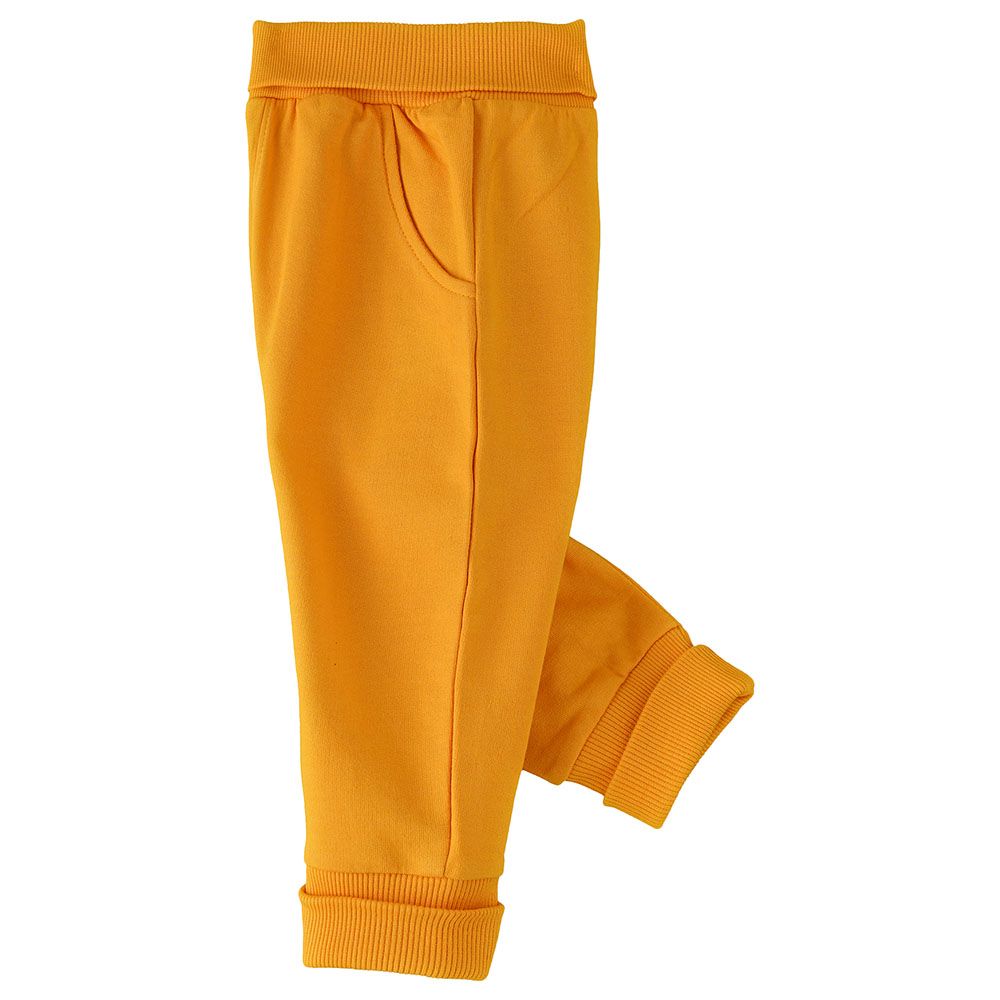 Jam - Boy's Spring And Summer Comfy Knit Cotton Joggers - Yellow