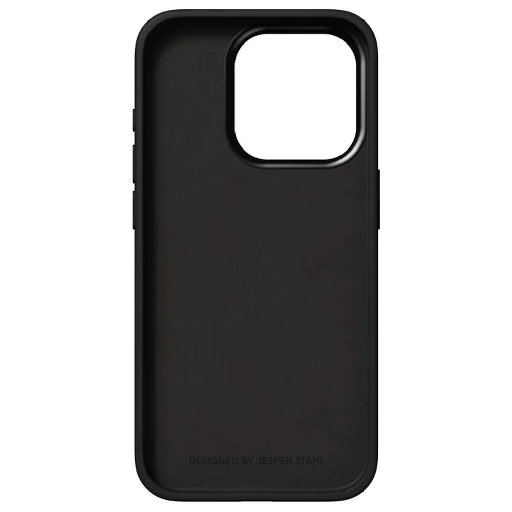 Nudient - iPhone 15 Pro Bold Case - Charcoal Black