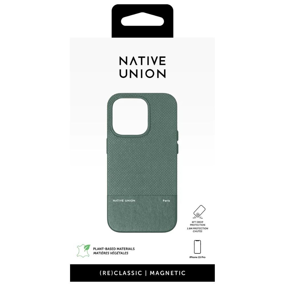 Native Union - iPhone 15 Pro (RE)Classic MagSafe Case - Green