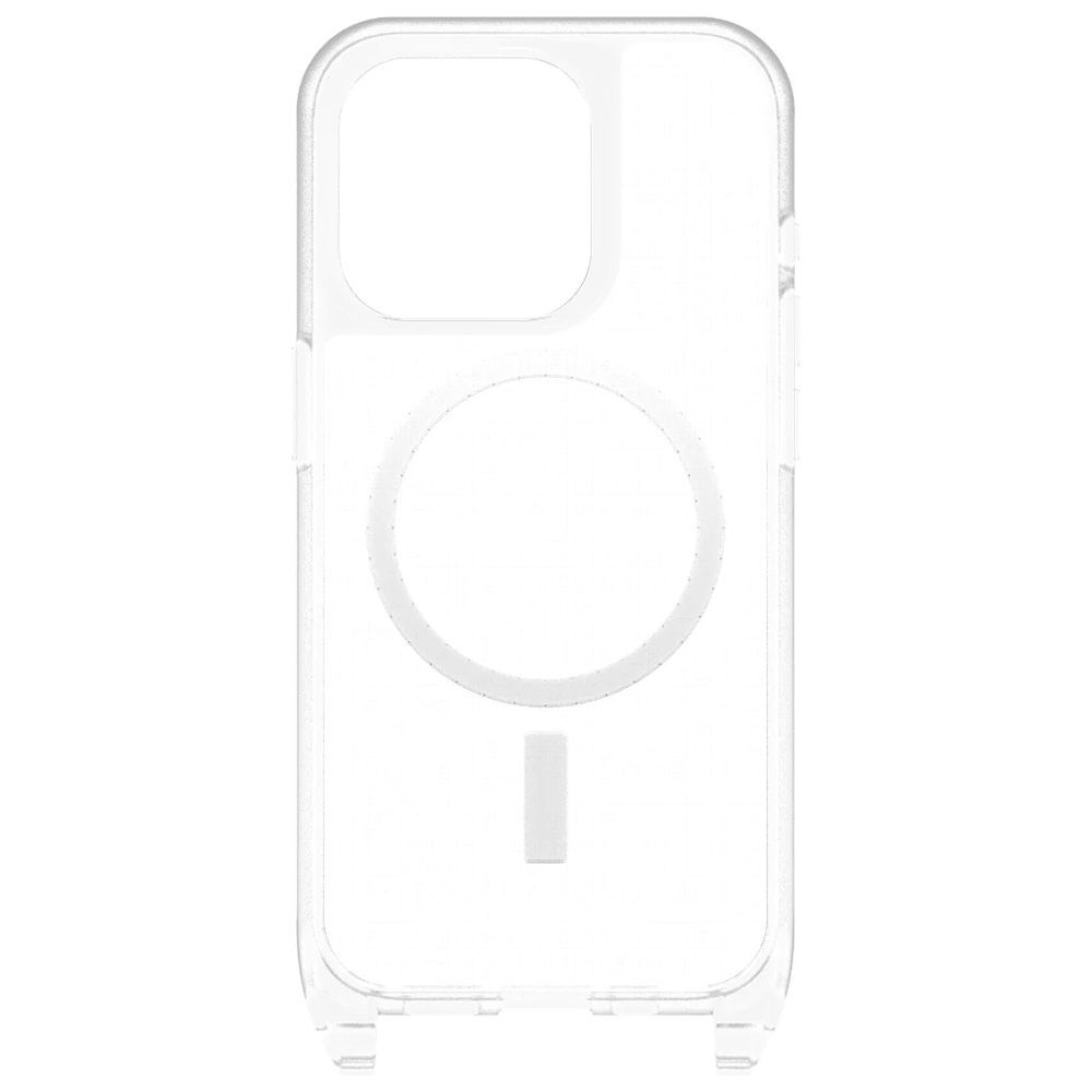 Otterbox - iPhone 15 Pro React Necklace MagSafe Case - Clear