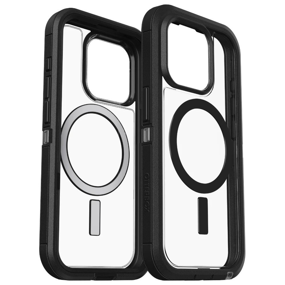 Otterbox - iPhone 15 Pro Defender XT Case - Clear/Black