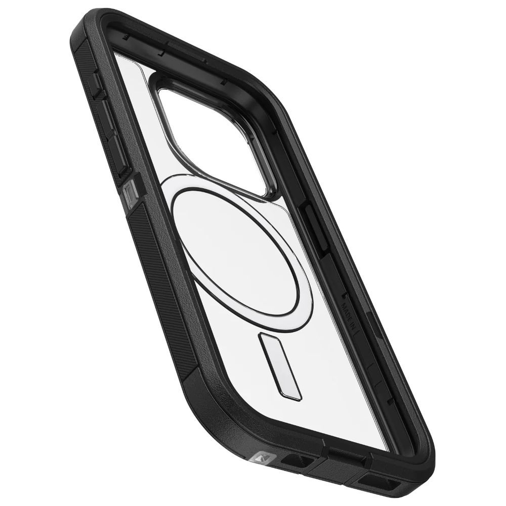 Otterbox - iPhone 15 Pro Defender XT Case - Clear/Black