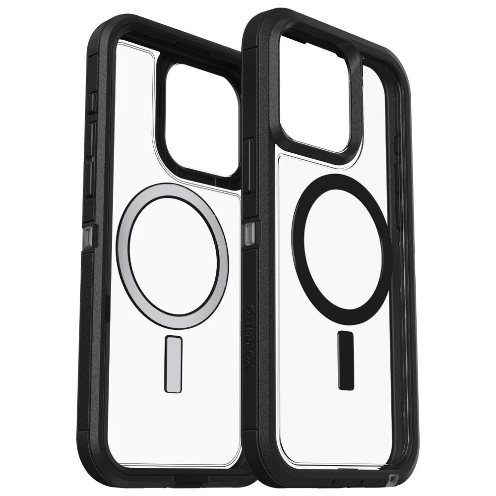 Otterbox - iPhone 15 Pro Max Defender XT Case - Clear/Black