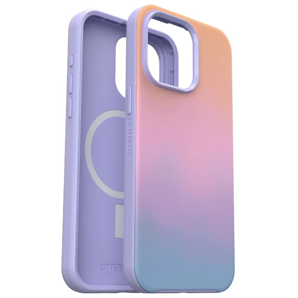 Otterbox - iPhone 15 Pro Max Symmetry MagSafe Case - Soft Sunset