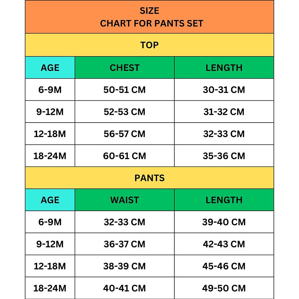 Smart Baby - 2pc-Set - Baby Boy Half Sleeve T-shirt And Bermuda - Orange