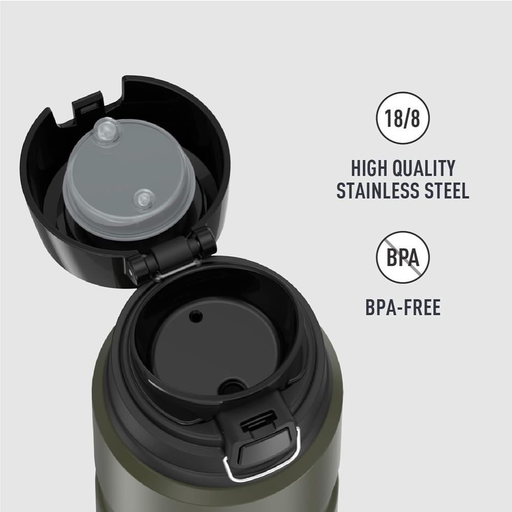 Thermos - Vacuum Insulated Thermal Bottle - Army Green - 710 ml