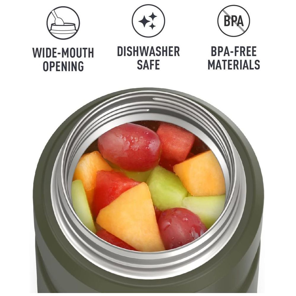 Thermos - Icon Stainless Steel Lunch Box - Army Green - 710 ml