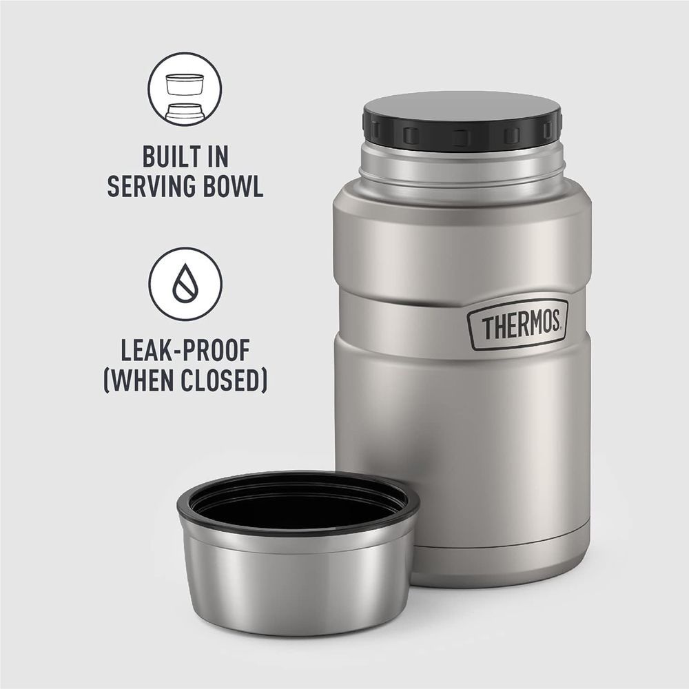 Thermos - Icon Stainless Steel Lunch Box - Silver - 710 ml