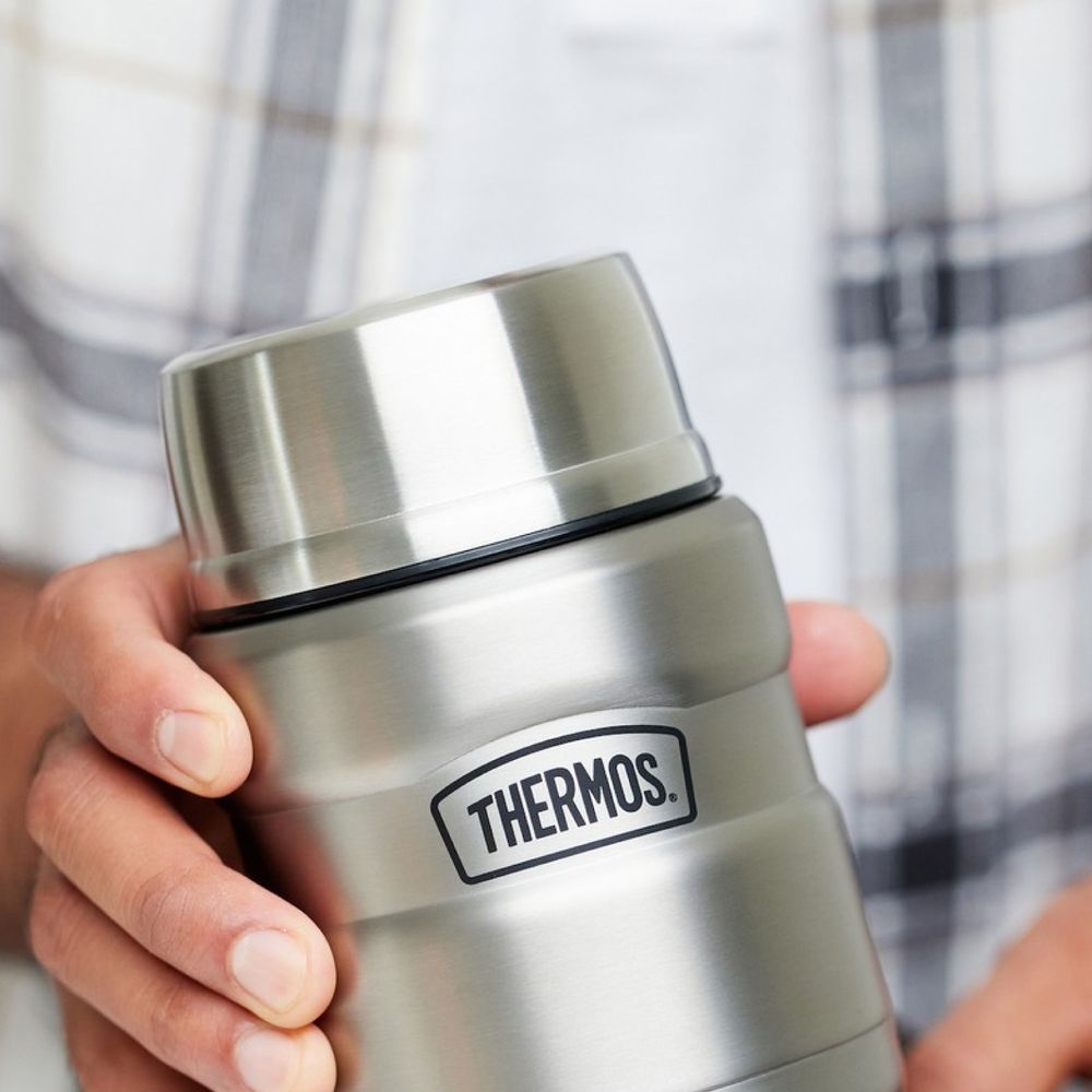 Thermos - Icon Stainless Steel Lunch Box - Silver - 710 ml