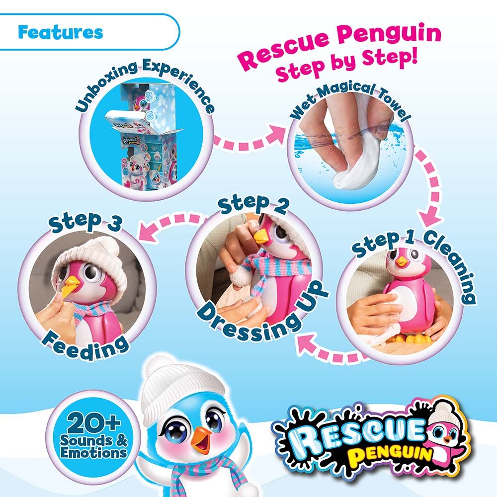 Rescue Penguin - Penguin Pet - Style May Vary