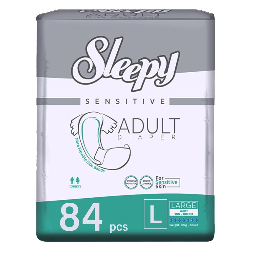 Sleepy - Hypoallergenic Adult Diapers - Large - 100-180cm - 84 Count