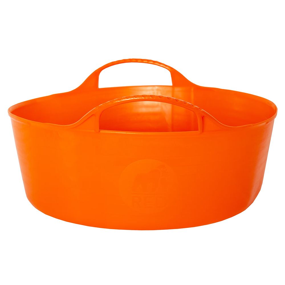 Red Gorilla - Shallow Recycled Tub - Orange - Mini - 5 L